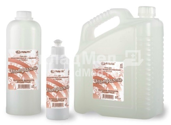 Гель для УЗИ Ультрагель высокой вязкости (бесцветный) 5 кг. - Россия ...